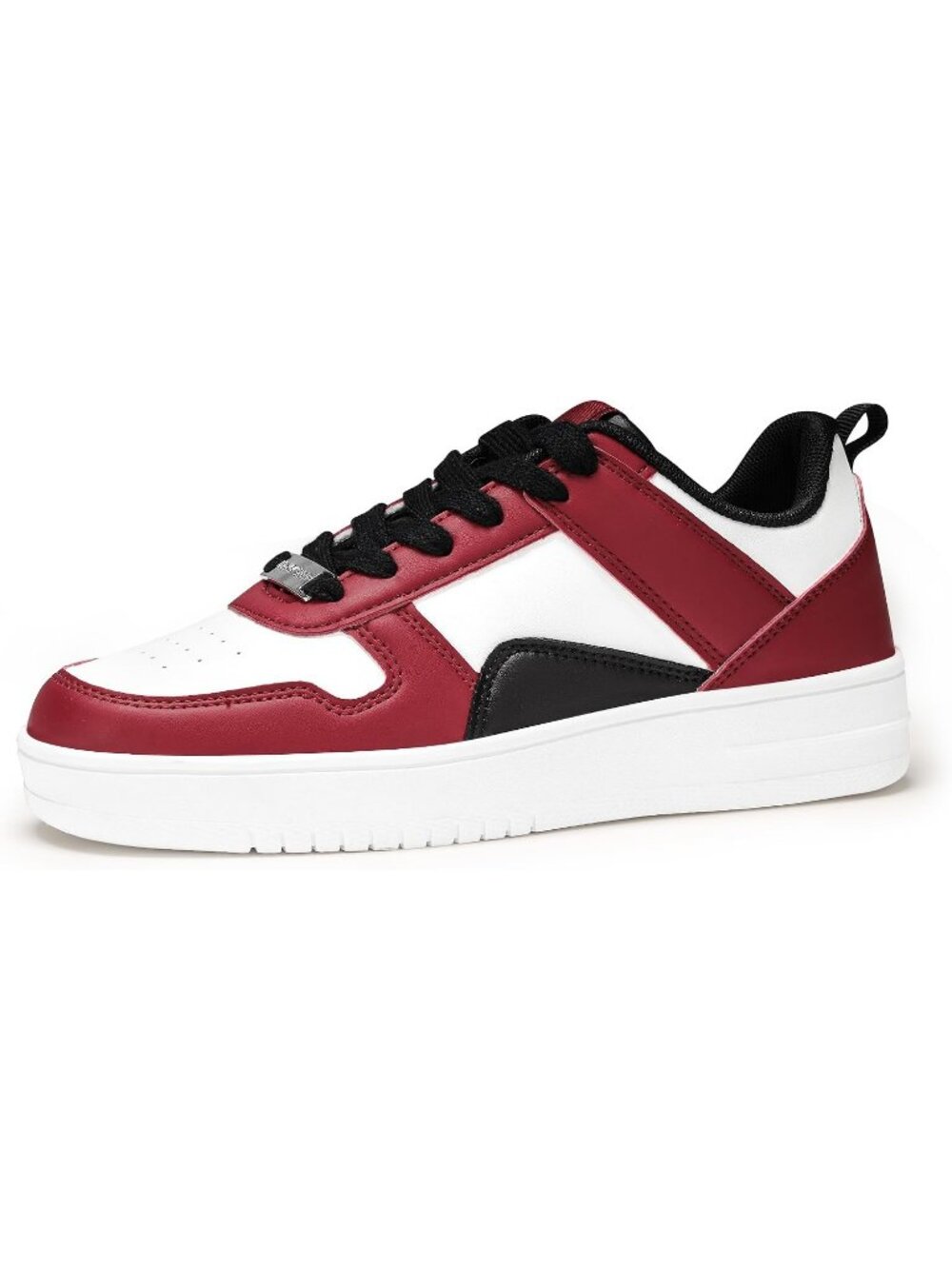 Women's Red/White Fashion Sparkle Rhinestone Comfortable Walking Sneakers